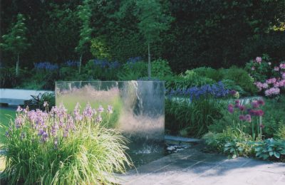  A modern garden in Brighton.