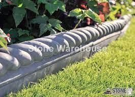 Concrete rope edging